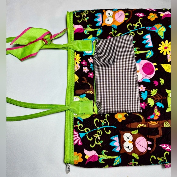 Colorful Owl Print Tote Bag - Picture 11 of 15